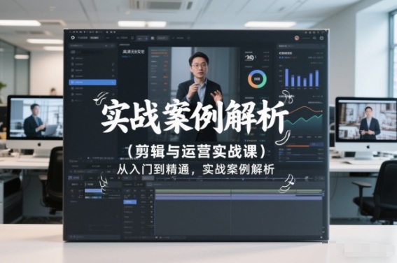 剪辑与运营实战课,从入门到精通,实战案例解析(更新2026) 剪辑与运营实战课,从入门到精通,实战案例解析(更新2026)