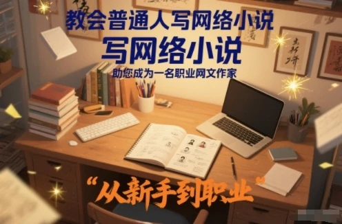 【精】教会普通人写网络小说，助您成为一名职业网文作家
