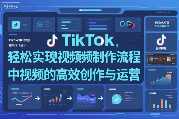 【精】TikTok中视频制做流程，轻松实现Tk中视频的高效创作与运营