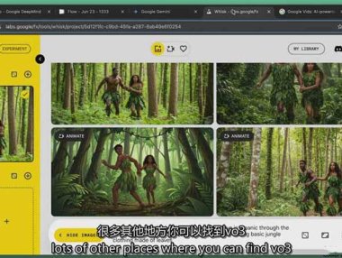 利l用Google Veo 3创建人工智能AI生成式电影制作课程，使用人工智能的力量创建令人惊叹的视频