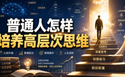 付费文章:普通人怎样培养高层次思维