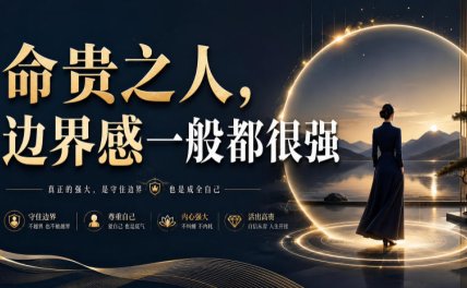 付费文章:命贵之人,边界感一般都很强