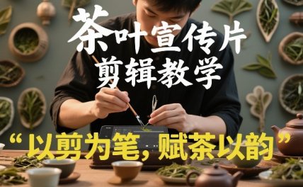茶叶宣传片剪辑教学，以剪为笔，赋茶以韵，新手也能拍出高级感